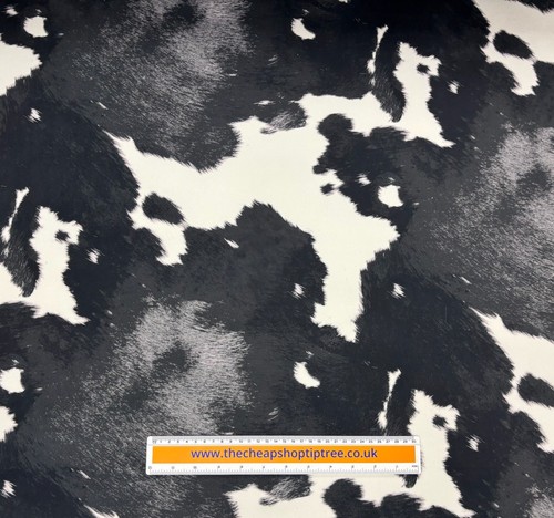 Cow print velvet fabric - cow,