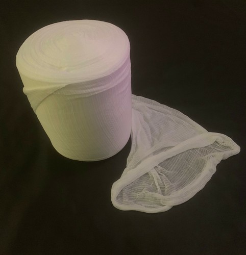 White stockinette tubular - white,