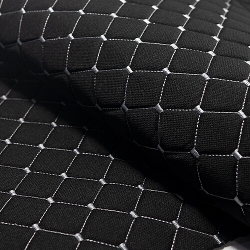 Quilted car upholstery fabric - quilted,