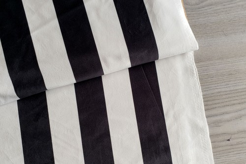 Velvet fabric stripes - fabric,